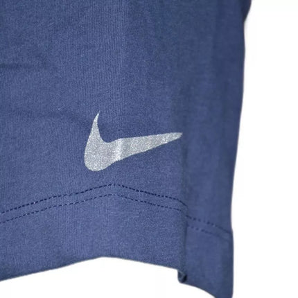 Nike Dallas Mavericks Essential Dry marškinėliai su Chrome logotipu, College Navy - CZ7252-419