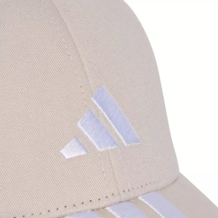 adidas 3 Dryžu Naujo Logotipo Beisbolo Kepuraitė Smėlio spalvos JW6036