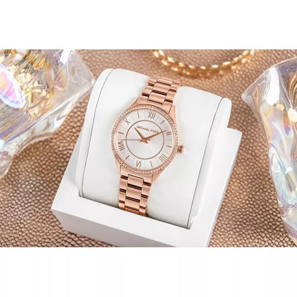 Michael Kors Lauryn Moterų Laikrodis ir Papuošalai MK4850SET + Dėžutė