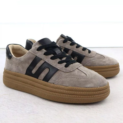 Filippo W DP7114 PAW642 Taupe Suede Žemi Batai