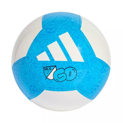 adidas EPP Club futbolo kamuolys baltas ir mėlynas KH0307