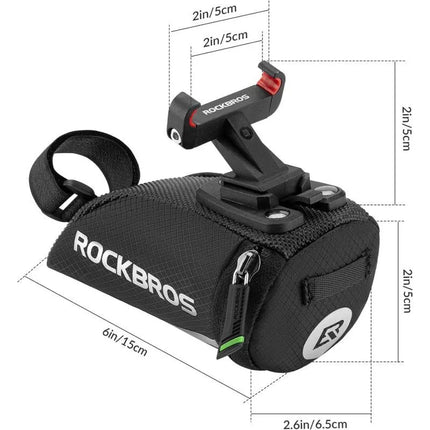 Rockbros C28 dviračio tašytė po balneliu - juoda