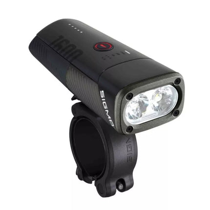 Sigma BUSTER 1600 FL juodas priekinis žibintas