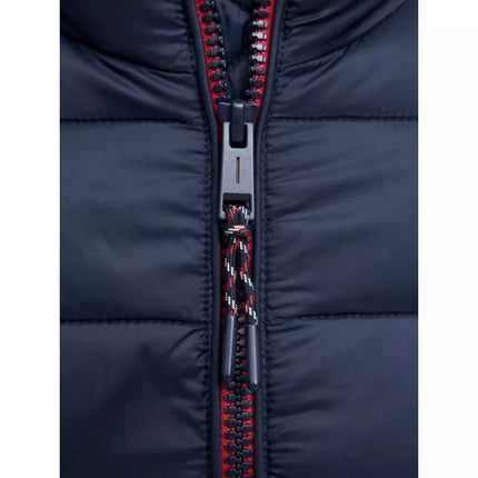 Jack&Jones vyriška pūkinė striukė JJEBRADLEY LIGHT PUFFER COLLAR NOOS 12280971 SKY CAPTIN