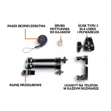 Deeper išmaniojo telefono laikiklis kajakui ir valčiai