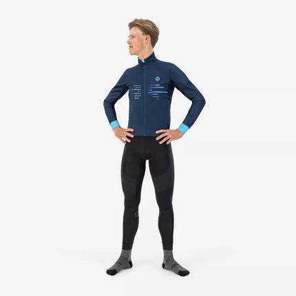 Rogelli RADIUS winter jacket blue 2XL
