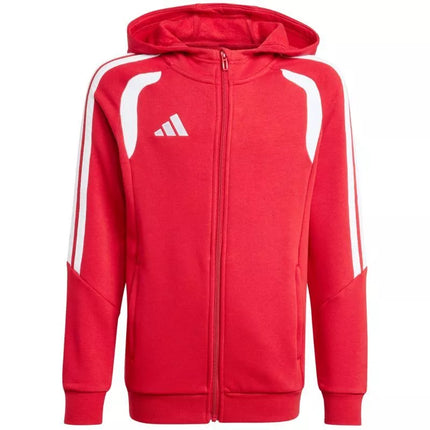 adidas Tiro 26 League Sweat Full Zip Hoodie for Kids Red KF9101