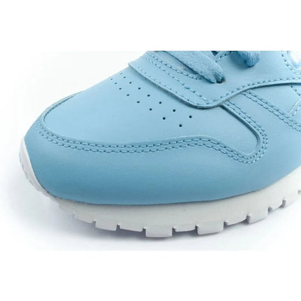 Reebok women's sports shoes Classic sneakers blue fashionable leather