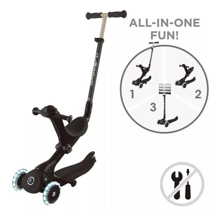 Paspirtukas su sėdyne GO•UP DELUXE LIGHTS (646-720-2)