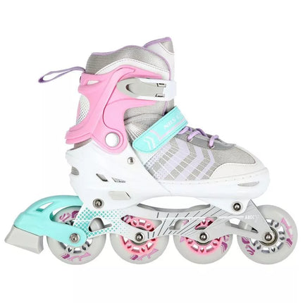 NH18192 4in1 PINK SIZE S(29-33) ROLLER SKATING WITH HOCKEY SLEEVE NILS EXTREME