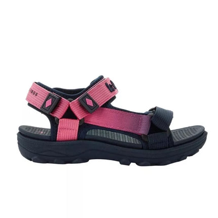 Lee Cooper children's shoes girls velcro sandals for summer beach navy blue pink