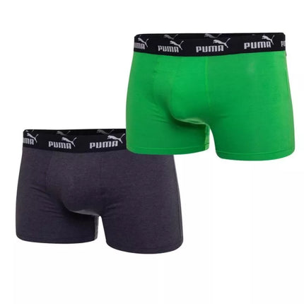 Puma men's boxer briefs 2-Pack green gray comfortable cotton