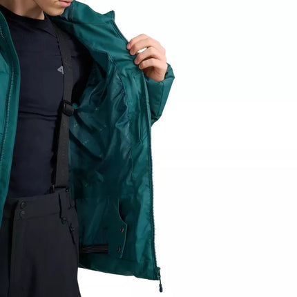 Men's ski jacket 4F M0788 dark green 4FWAW25TTJAM0788 40S