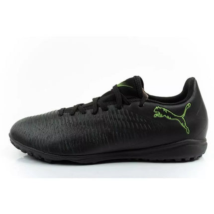 Puma men's sports shoes Future 8 Play TT turf football shoes black green