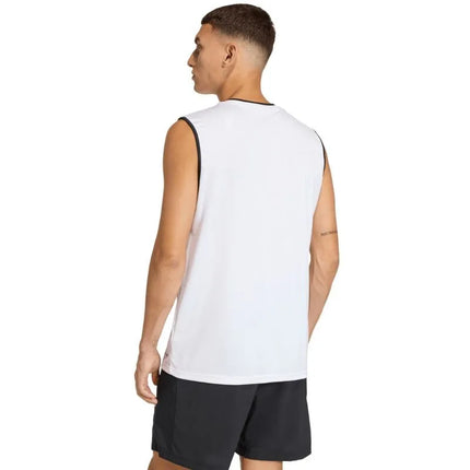 Vyriški adidas Entrada 26 marškinėliai be rankovių balti KB3928