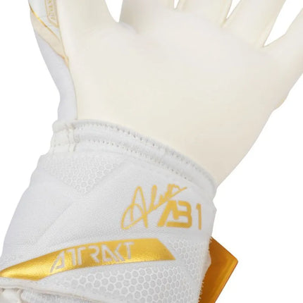 Reusch Attrakt AB1 Advance goalkeeper gloves white 5670002 1130