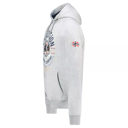 Geographical Norway Galdemar DB 100 M džemperis WZ3019H/GN – pilkas melanžas