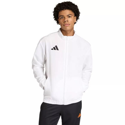Vyrų adidas Entrada 26 Pristatymo džemperis baltas JZ6623