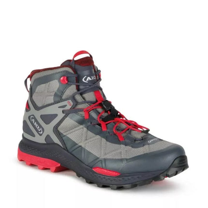 Aku Rocket Gore-tex Vyriški Žygio Batai, Pilkai Raudoni
