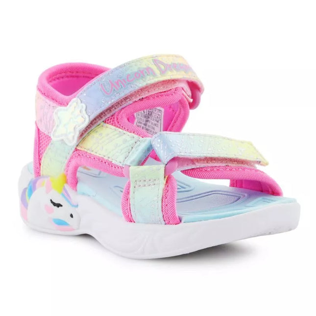 Skechers S-Lights Unicorn Dreams Sandal-Majestic Bliss Jr 302682N-PKMT sandalai