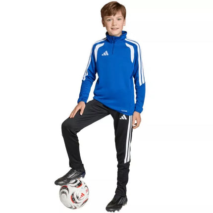 adidas Tiro 26 Lygos treniruočių džemperis berniukams/mergaitėms, mėlynas ir baltas JY7162