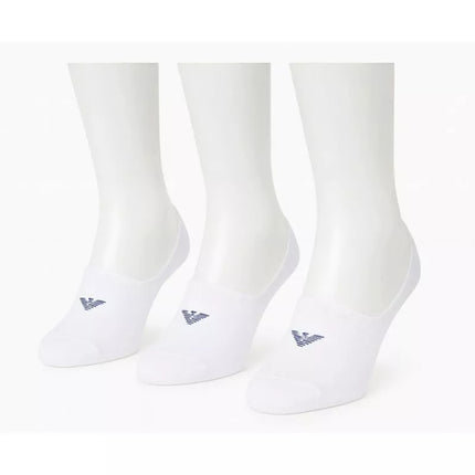 Emporio Armani Calza micro socks cotton white 3-pack