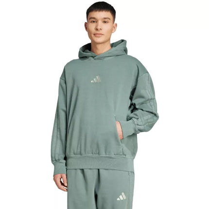 Vyriškas adidas džemperis A SZN W FL HD žalias JL6538