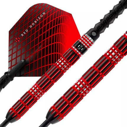 Harrows RED HORIZON 90% plieniniai Darts Raudonas Horizontas