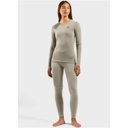 Odlo BL BOTTOM ilgos kelnės MERINO 160, dydis S, tamsiai pilka