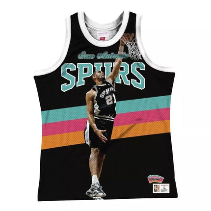 Mitchell & Ness NBA San Antonio Spurs Tim Duncan marškinėliai be rankovių
