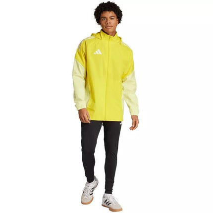 Vyriška adidas Tiro 25 Competition visų orų striukė Geltona JI8958