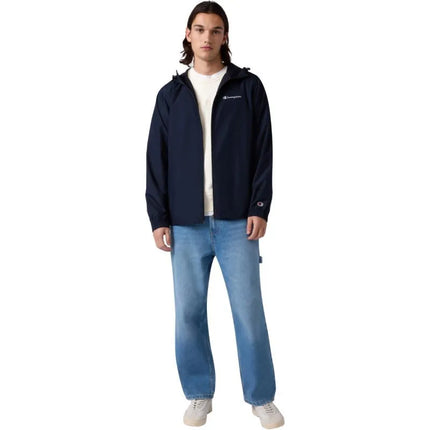 Champion Windbreaker Men's Jacket Navy Blue 222272 BS501