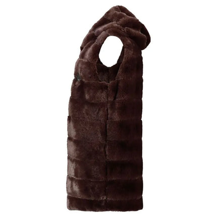 Geographical Norway Women's Fleece Uphemere Dark Brown Db Lady 0136 Dark brown (WZ6797F/GN-Dark brown)