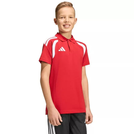 adidas Tiro 26 League Polo T-shirt for kids red KF3408