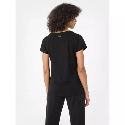 Women's regular plain T-shirt 4F 4FMM00TTSHF732-20S