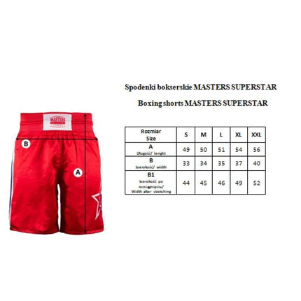 MASTERS SUPERSTAR boxing shorts