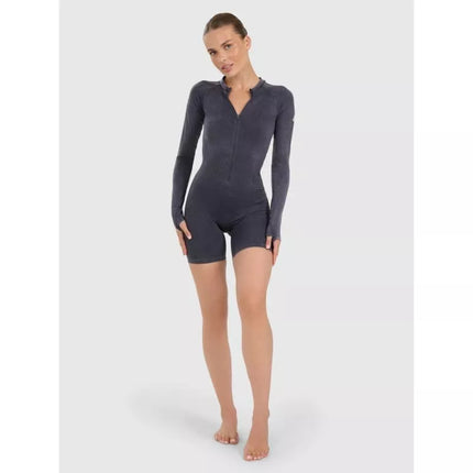 Women's seamless yoga and pilates jumpsuit 4F 4FRAW25TJUMF063-31S