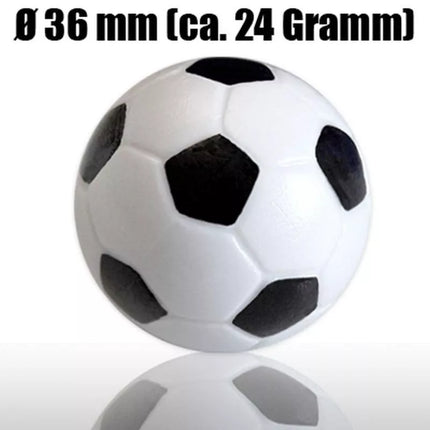 Rinkinys futbolo kamuoliukų, skersmuo 36mm, 4 vnt.