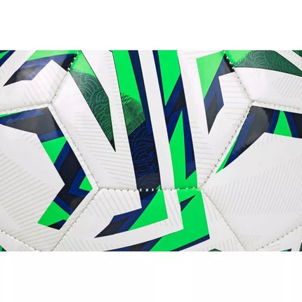 Klasikinis v25 baltas/žalias futbolo kamuolys