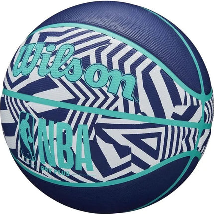 Krepšinio kamuolys NBA DRV PLUS DAZZLE CAMO INDIGO, 6 dydis, WILSON