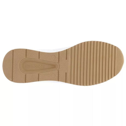 Beige leather open-toe pumps Rieker 44651-60