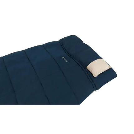 Outwell Contour Lux XL Adult Rectangular Sleeping Bag Polyester Blue