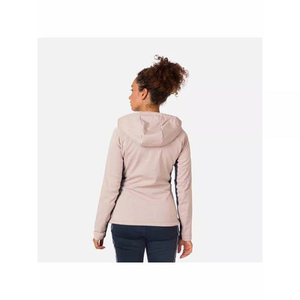 ROSSIGNOL W Softshell striukė su gobtuvu Rožinė