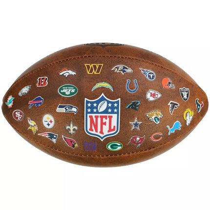 "Wilson NFL Official Throwback 32" komandos logotipas Kamuolys WTF1758XBNF32