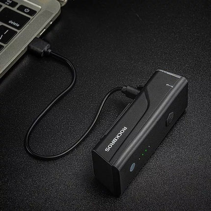 Rockbros 24510003001 Priekinis dviračio žibintas 260 lm + USB-C - USB-A laidas - Juodas