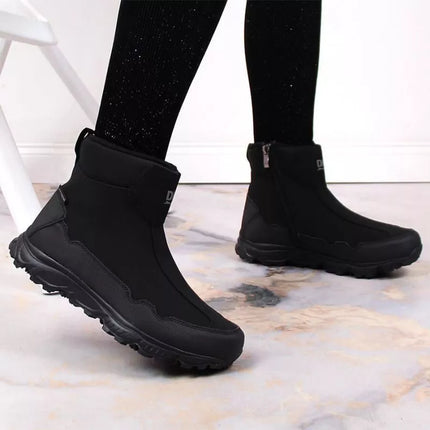 DK Jr DK58A Waterproof Insulated Snow Boots, Black