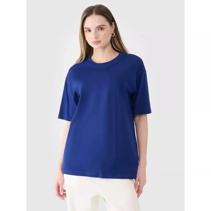 Women's oversize plain T-shirt 4F 4FRSS25TTSHF2694-31S