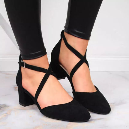 Sergio Leone W SK365A juodi sandalai su dirželiais