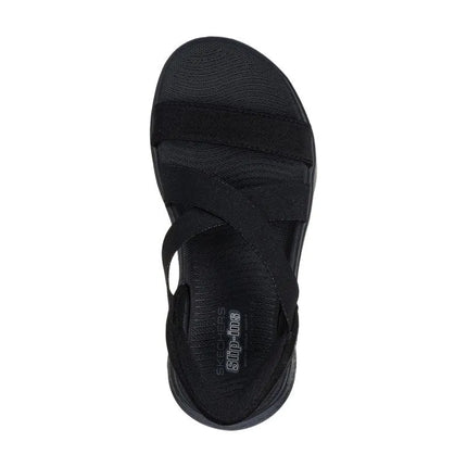 Skechers Women's GO WALK FLEX SANDAL GLIMMER UP 141489 BBK