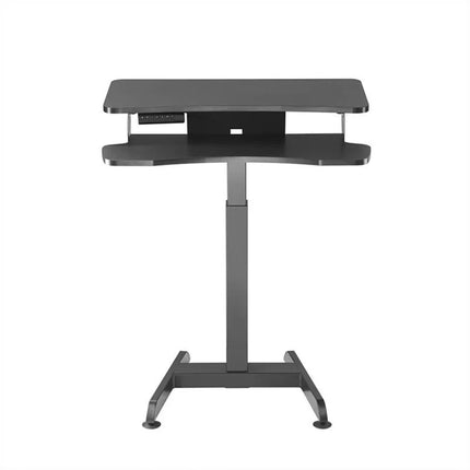 MACLEAN elektrinis stalas, darbo vieta, aukščio reguliavimas, maksimalus aukštis 122 cm, maksimali apkrova 37 kg - sėdimam ir stovimam darbui MC-835